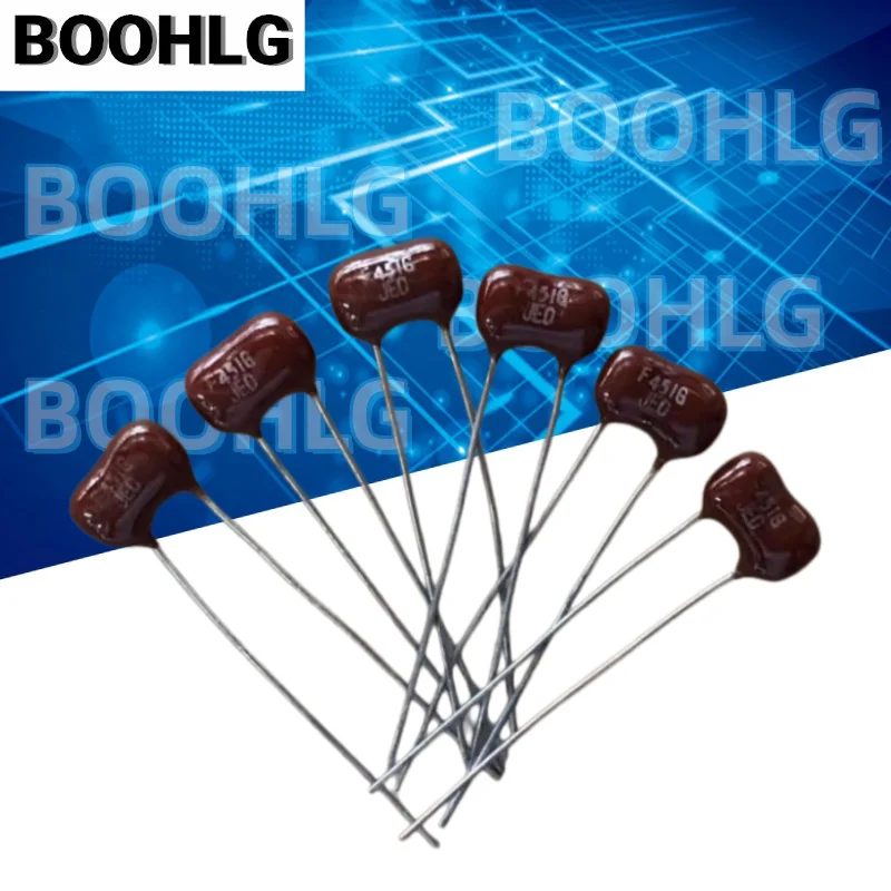5PCS Mica Capacitor 500V 450P 450 Can Replace 470P Original Imported Silver Mica Capacitor with a Pin Pitch of 5mm