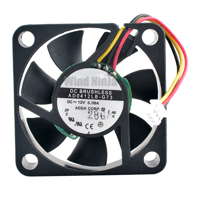 AD0412LB-G73 4cm 40mm fan 40x40x10mm DC12V 0.08A Quiet cooling fan with dual ball bearings for chassis CPU power supply