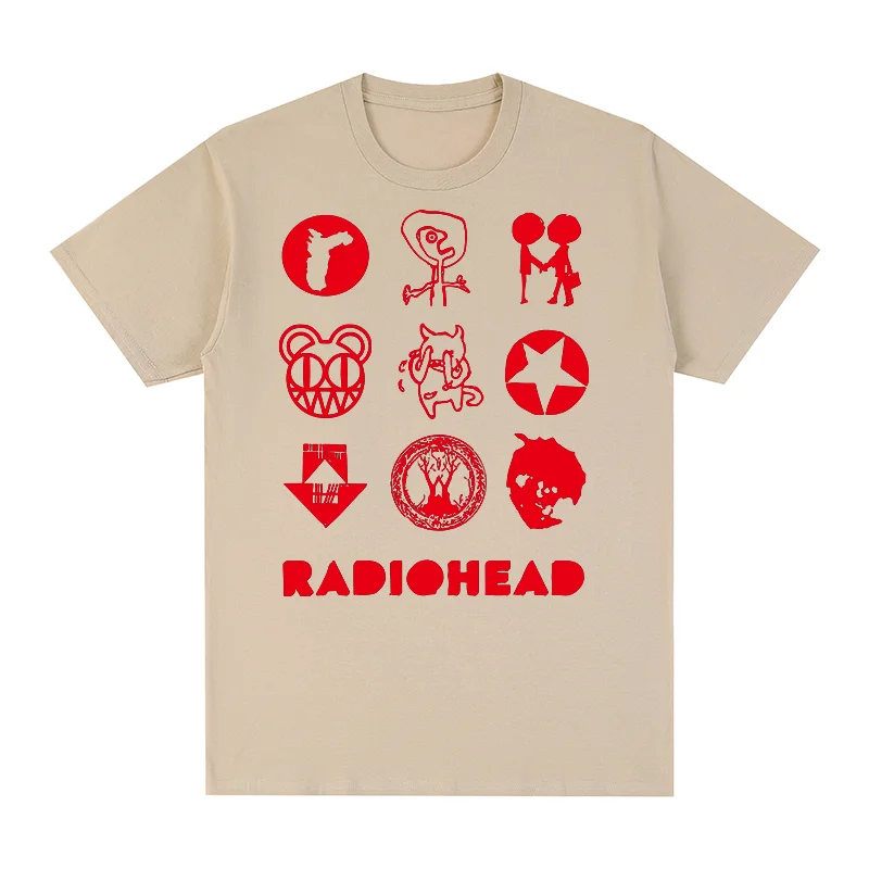 Radiohead Vintage T-shirt Everything in Its Right Place Alternative Rock Band Cotton Men T Shirt New TEE TSHIRT Womens Tops