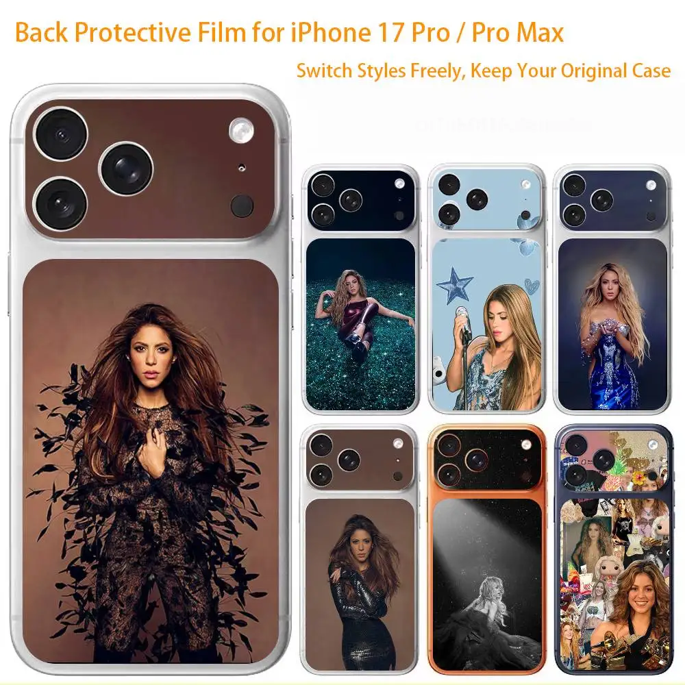 

Модная 3D-наклейка S-Shakira для iPhone 17/Pro/Pro Max: полноцветная защитная пленка на заднюю панель