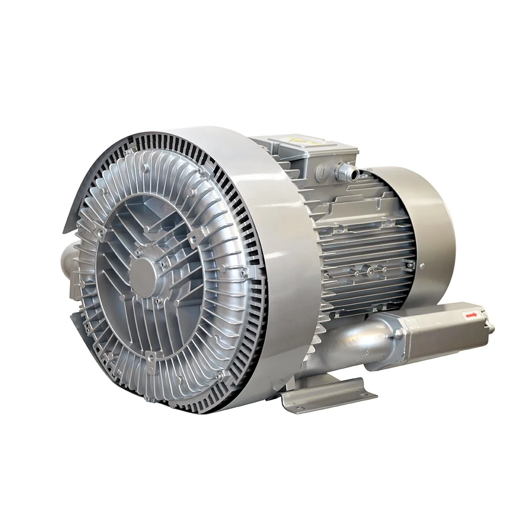 7.5KW Trifásico 220/380V Ventilador de anel de ar de alta regeneração Ventilador de canal Ventiladores de vórtice de tensão nominal