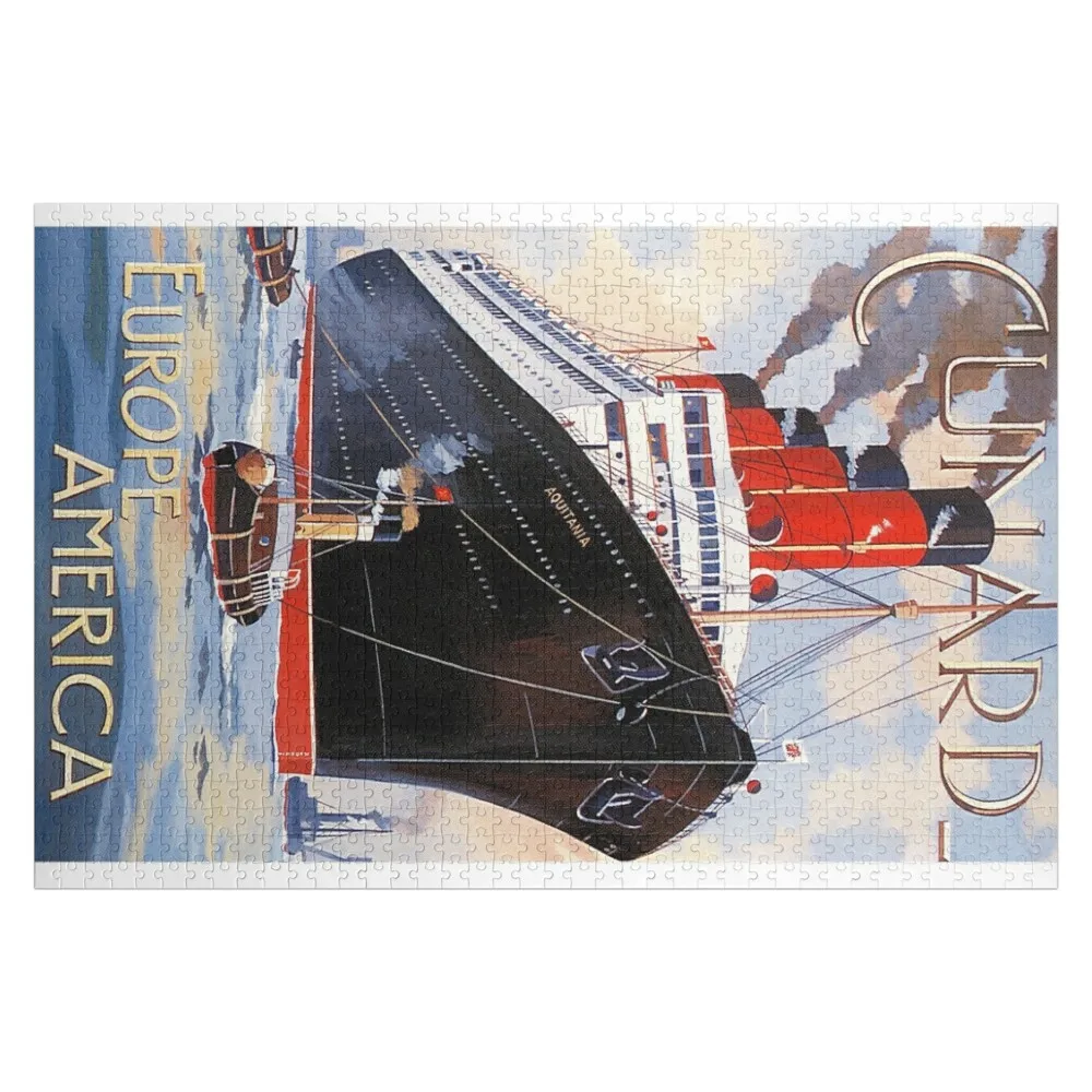 

CUNARD OCEAN LINER AQUITANIA Jigsaw Puzzle Personalised Jigsaw For Kids Animal Personalised Jigsaw Puzzle