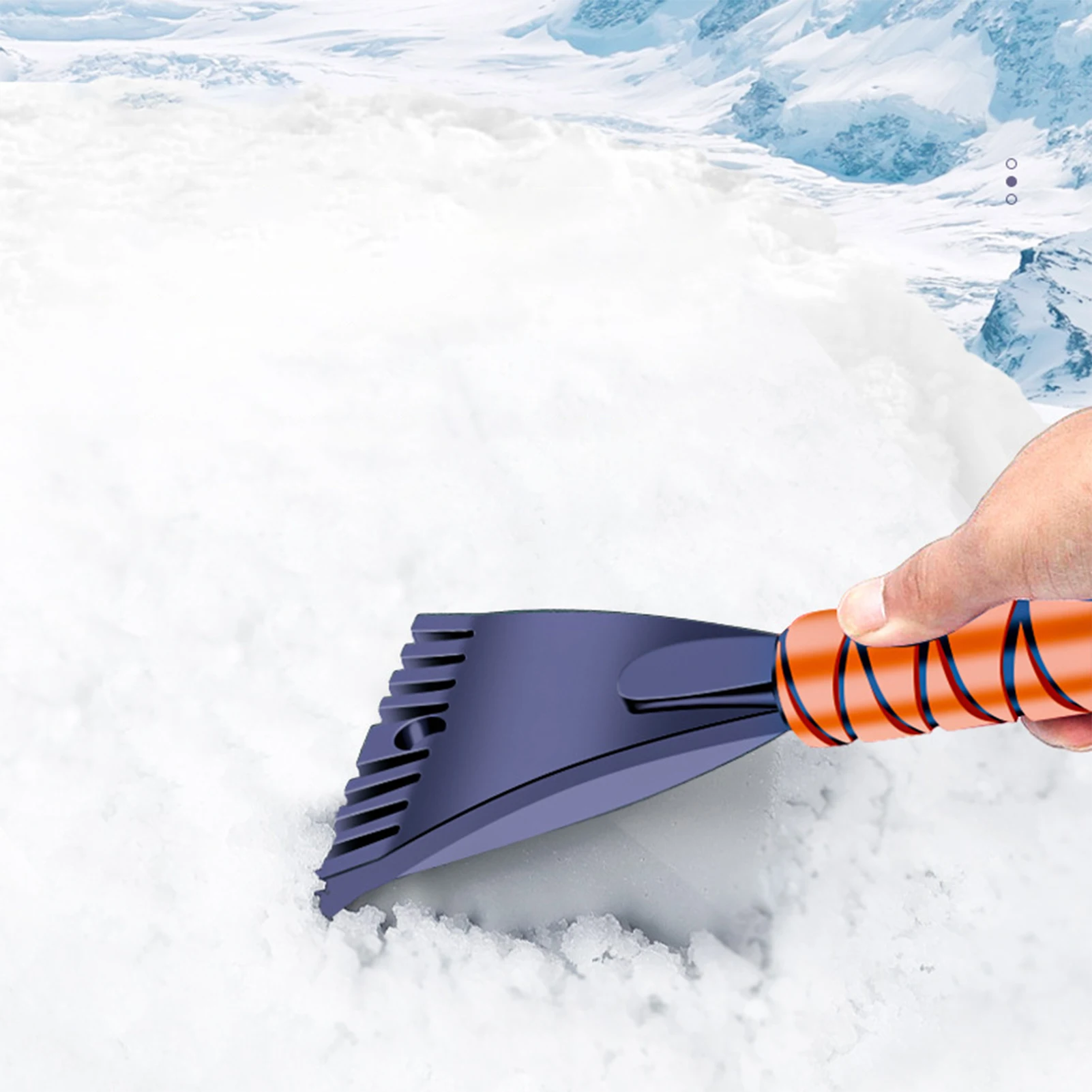 

Ice Scraper Snow Brush for Car Convenient to Use with Durable Aluminum Body Thoughtful Present for Snowy Conditions