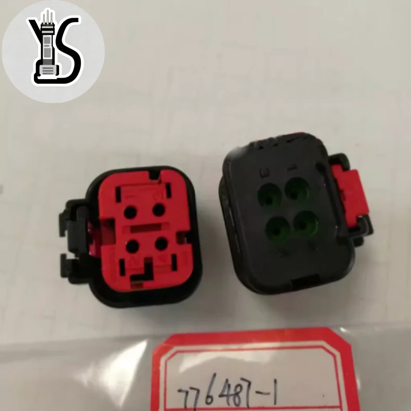 5PCS Original connector 776487-1 For Car Smart Electronic Devices Automobile 100% brand new 2P female rubber shell