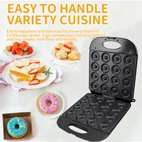 Mini Donut Maker Machine 16 Hole Non Stick Doughnut Machine 1400W Smart Temperature Control Easy To Clean Efficient for Home 3