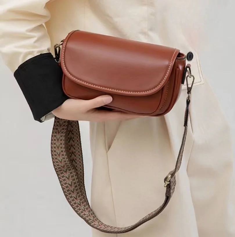 Cow Skin Shoulder Bag Genuine Leather Crossbody Chest Bag For Phone Case Mobile Phone Cover Shopping Shoulder Bags Hobo