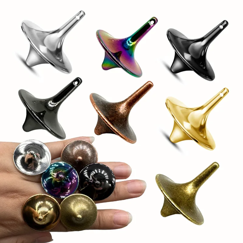 Mini Metal Gyroscope Rotating Gyroscope Fingertip No Resistance Small Whirlwind Gyroscope Decompression Toy Children's Gift