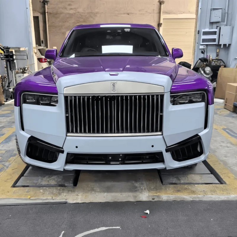 For  Cullinan Body Kit 2019 Upgrade 2025 Old to New Version Bumper Kit Plug and Play LED Headlights Grille