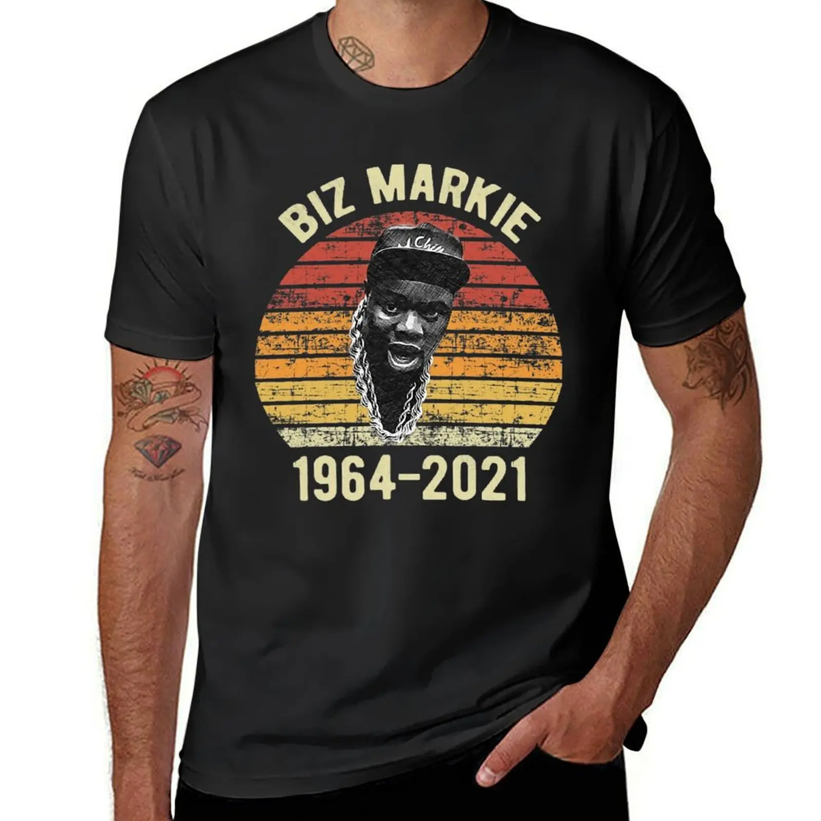 Bíz music Márkìé (3) T-Shirt cute clothes customizeds customs heavy weight t shirts for men