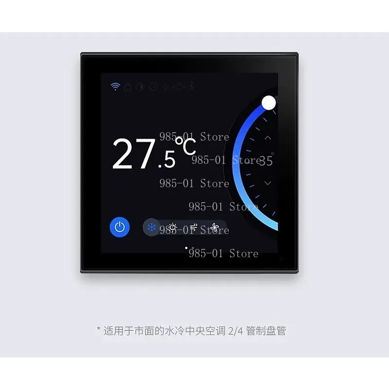 Intelligent Fan Coil Thermostat, Central Air Conditioning Control Panel for Water Chiller System