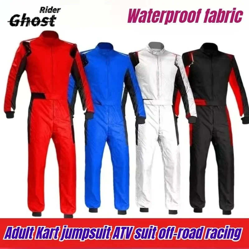 HOT  6XL 7XL Racing Suit Kart Jumpsuit Racing Waterproof ATV Suits Training Suit Off-road Waterproof Suit Kart Racing Karting