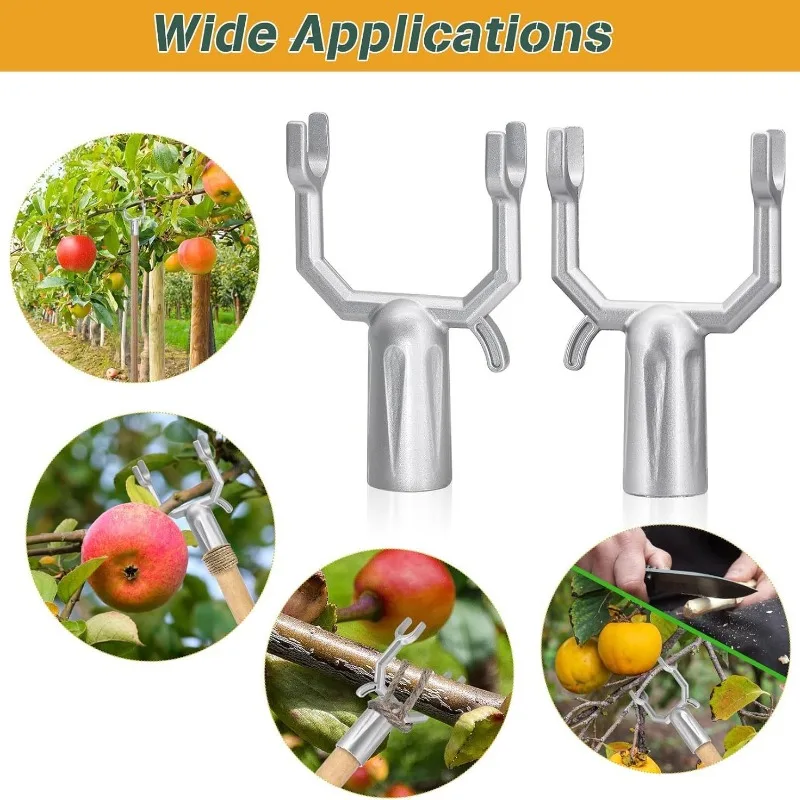 2Pcs/set Aluminium Alloy Fruit Tree Branch Crutch Plant Branch Support Decorative Branches Bracket Tree Support Device Tool