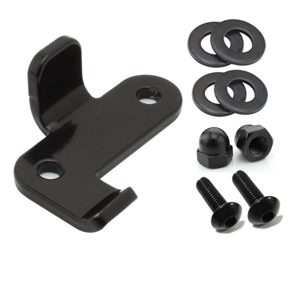 Motorcycle Black Stand Kickstand Extension Kit For Harley Sportster 07-Up XR 2008-13 Iron 883 XL883N Forty Eight XL1200X XL1200N