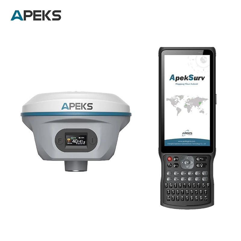 Apeks Ap20 Professional Gnss Rtk 1408 Channel Web Ui Oled Color Display Screen Gnss Rtk Base Receiver