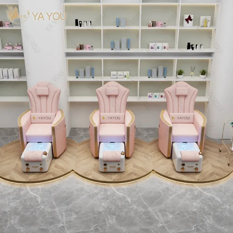 Новое европейское и американское кресло для педикюра и массажа ног, диван с откидной спинкой для маникюра и ресниц, салон, спа-массажное кресло для ног