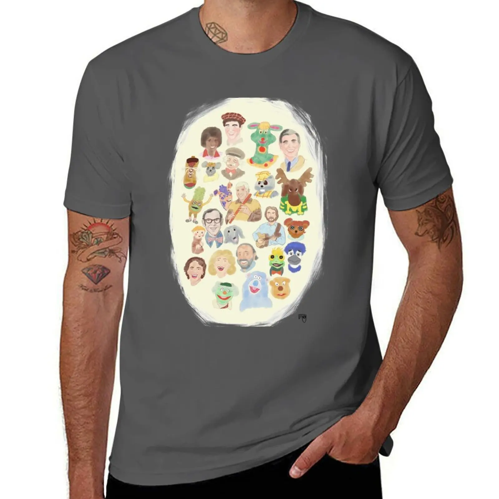 

CanCon Childhood in the 80s T-Shirt men t shirt cotton 100% t shirts with prints T-Shirt