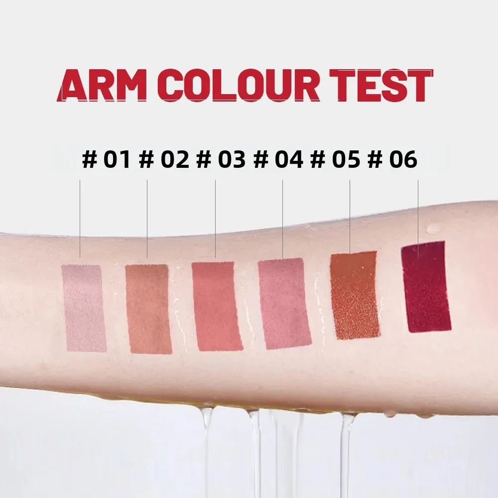 Sexy Red Waterproof Long-Lasting Lipstick Pencil Set Velvet Matte Non-Stick Cup Makeup Lip Tint Pen Cosmetic Lipsticks