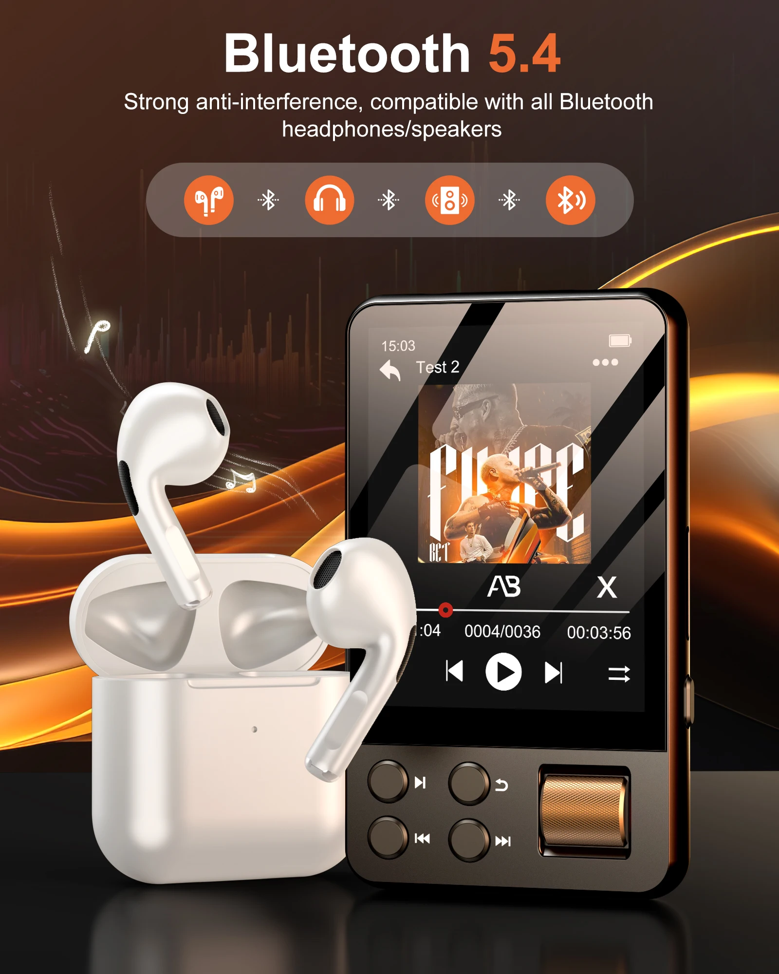 64GB MP3 Player Wit…