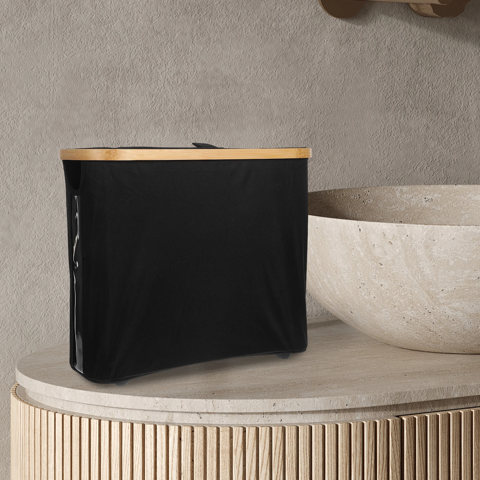 

Collapsible Toilet Paper Holder Foldable Tissue Organizer Dust-Free Oxford Cloth Basket Space-Saving Multi-Functional Wc Paper