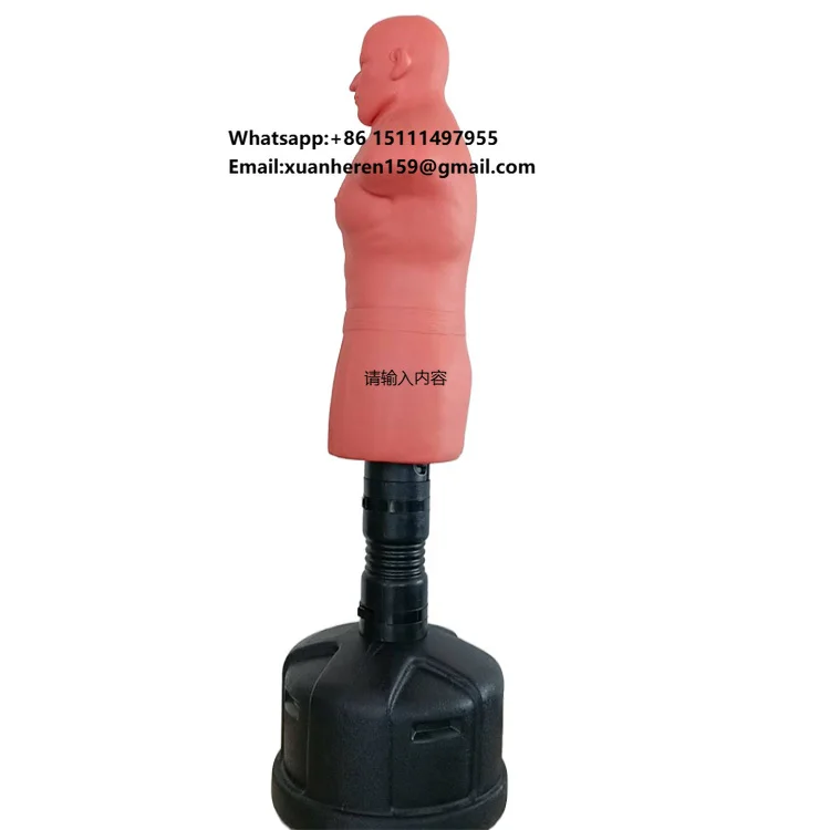 Professional Grappling Martial Arts Training Equipment Silicone bob Dummy Taekwondo Boxing Man Adjustable Punching Dummy