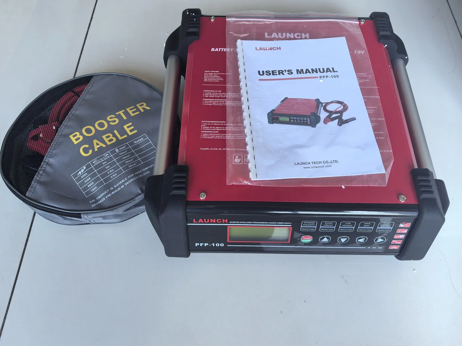 New For Launch PFP-100 For Coding Power Processor Smart Car Program Automotive Voltage Regulator Stabilizer 220V/110 English