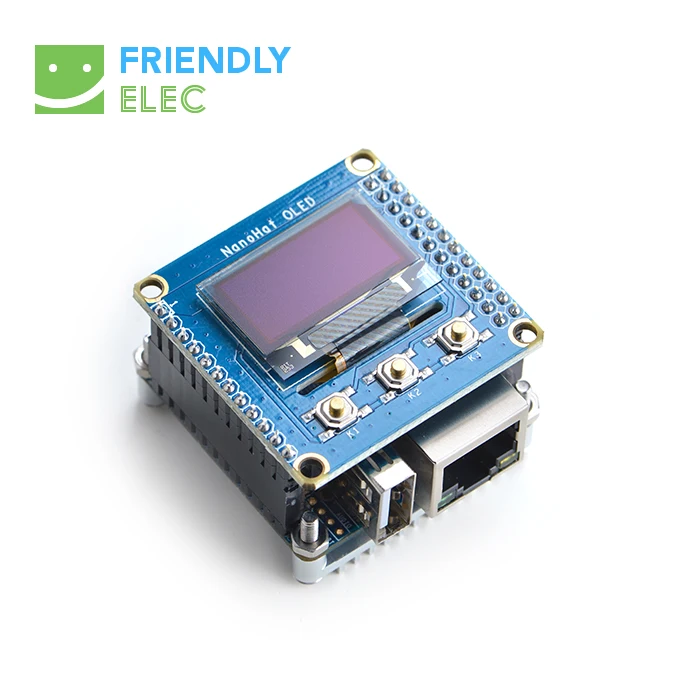 Friendly NanoHat OLED, Python Programming Driver Open Source Support NEO, NEO2, Air Display