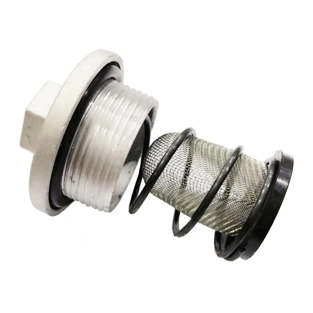 Oil Screen Cleaner Cap Oil Filter Drain Screw Kit Aluminum for Moped Scooter Electric Scooter Parts