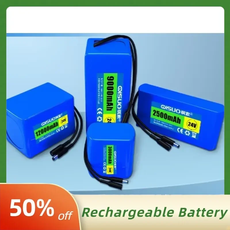 24V 12000mAh 6S4P Rechargeable Batteries for Monitoring Audio Small Motor Backup UP Lithium Battery