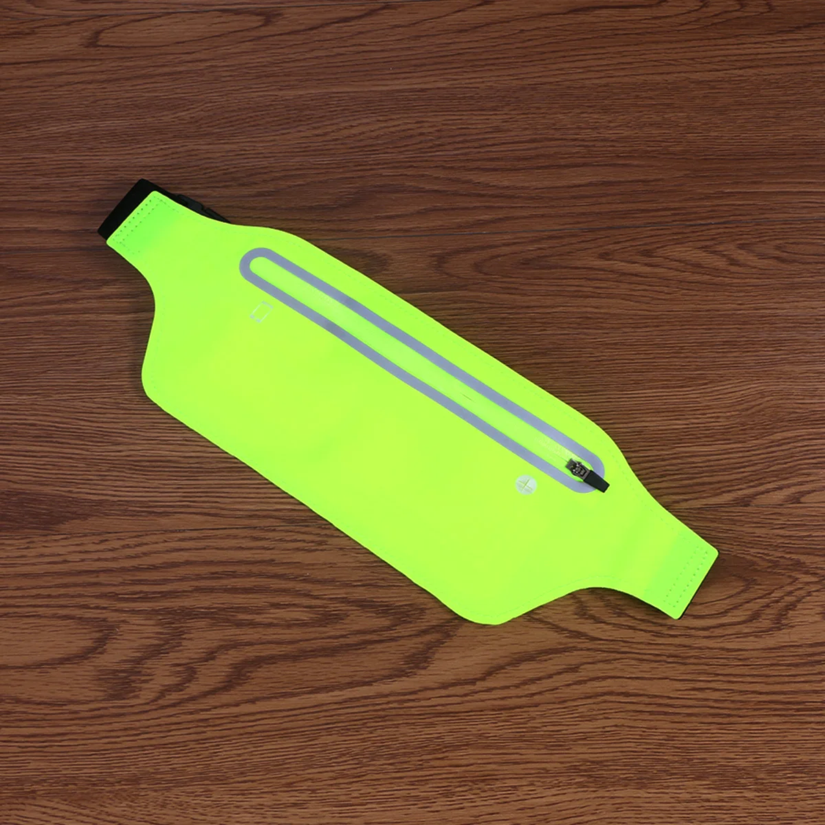 Reflective Strips Ultra Thin 15mm 23oz Water Resistant Running Belt Waistband for Walking Jogging Hiking Cycling Gym