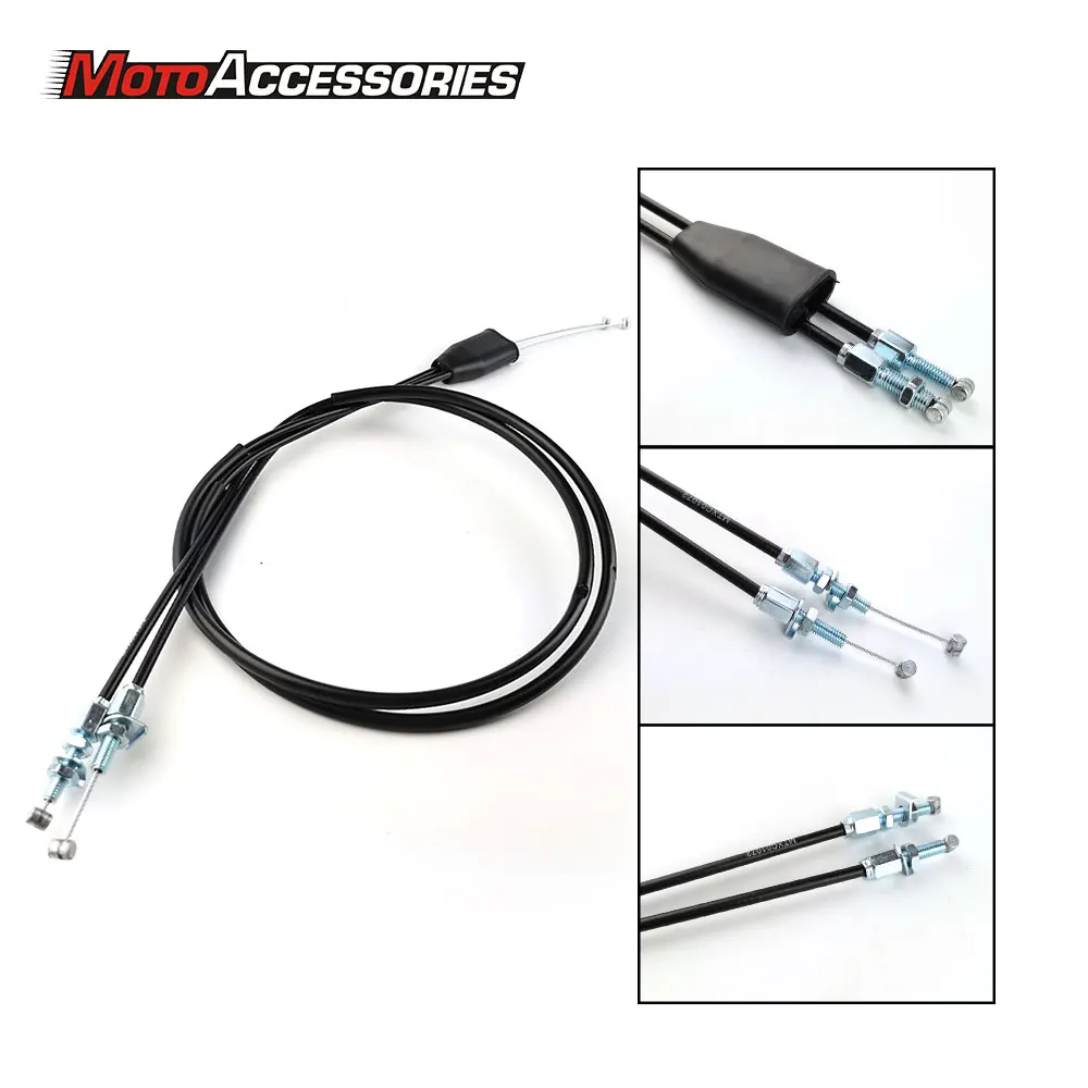 Motorcycle Throttle Cable For Honda CRF250R 2014 2015 Dirt Pit Bike Scooter Moped Straight Head Motorcycle Clutch Oil Cable Line