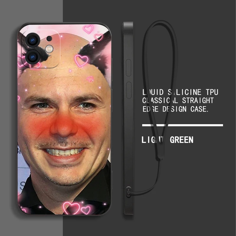 Mr Worldwide Says To Live Laugh Love Phone Case For iPhone 15 14 13 12 11 Pro Mini X XR XS MAX SE 8 7 Plus Silicone Cases with