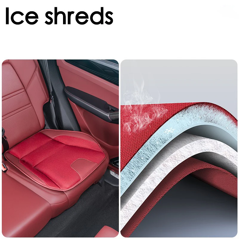 

For Porsche Macan Panamera Cayenne Car Seat Cushion Ice Silk Natural Bodhi Comfortable Breathable Interior Decoration Auto Parts