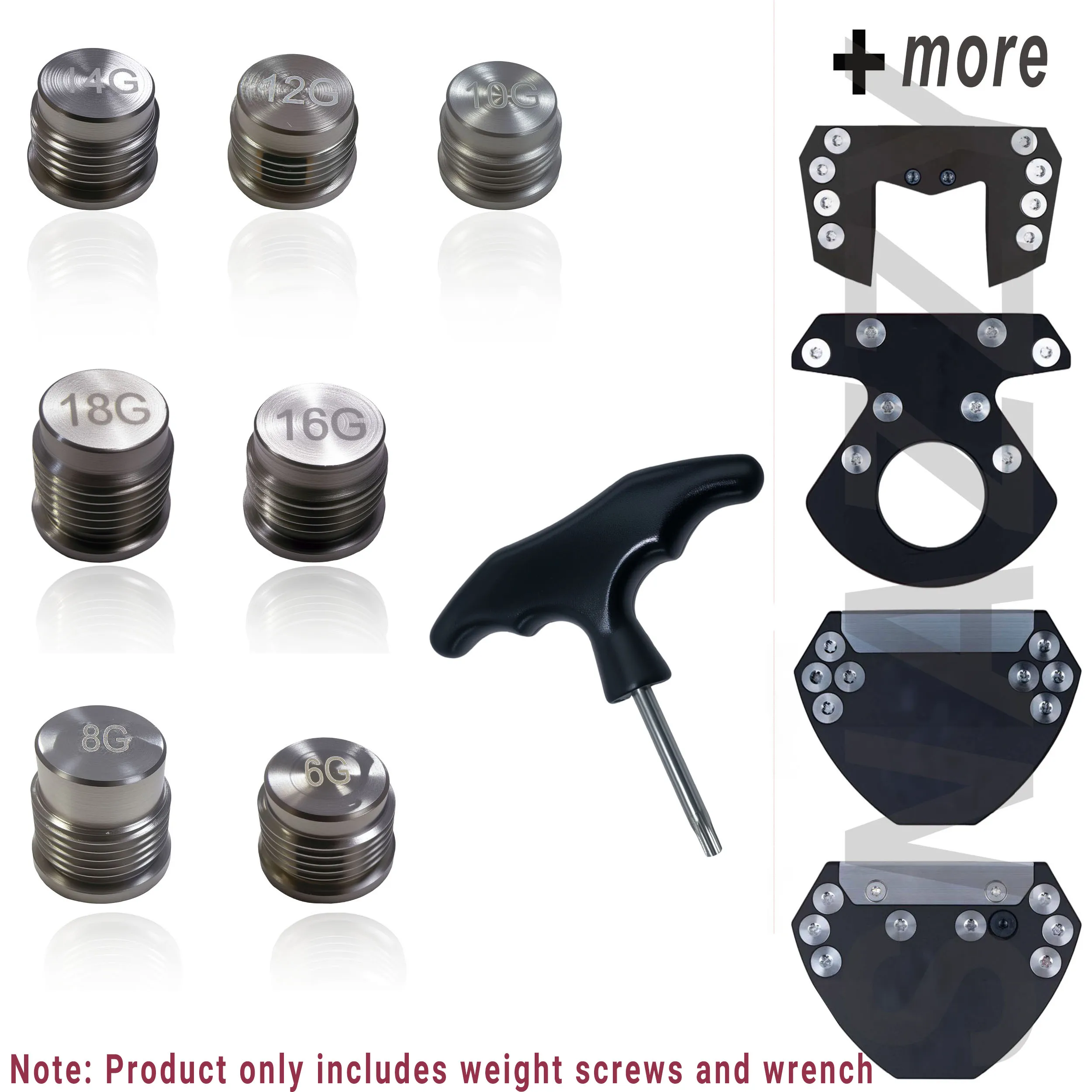 Golf Putter Weights Fit ,Golf Culb Aftermarket For MEZZ.1/OZ1/DF3/LINK.1 6g-18g Golf Screwdriver GolfAccessories
