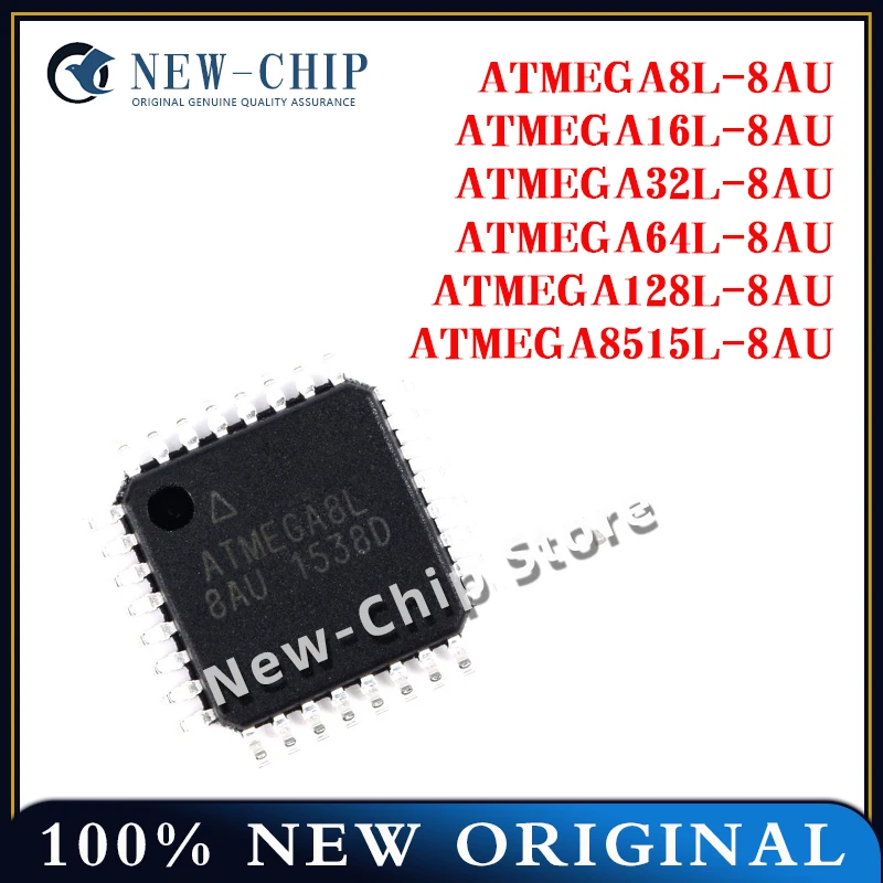 1PCS ATMEGA8L-8AU QFP-32  ATMEGA16L-8AU  ATMEGA32L-8AU ATMEGA8515L-8AU QFP44  ATMEGA64L-8AU  ATMEGA128L-8AU QFP64 New Original