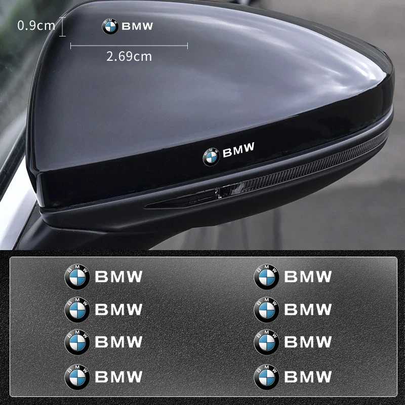 Adesivos aleatórios para interior de carro, decalques para volante de carro, para bmw m5 m4 m3 f20 f30 e90 f32 f10 f07 f46 e60 z4 g20 f15 g30 x1 x3 x5
