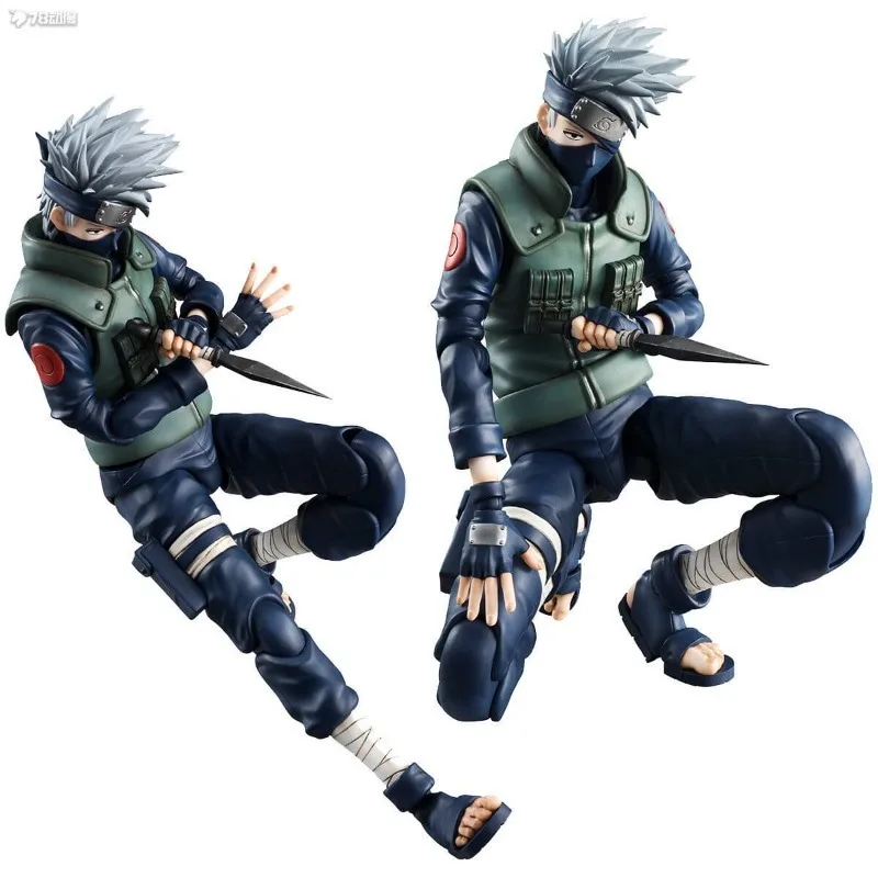 Mega House Original VARIABLE ACTION HEROES Series DX Flag Wood Kakashi Fertigproduktmodell Exquisite Toy Collectibles