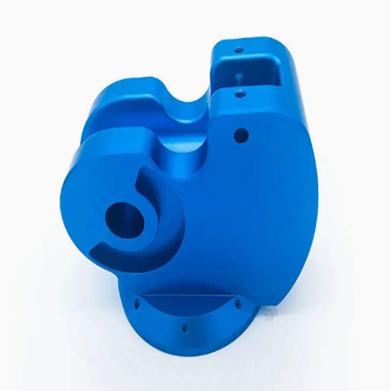 

Cnc Custom Machining Part Service High precision Blue Multi-Cavity Mechanical Housing