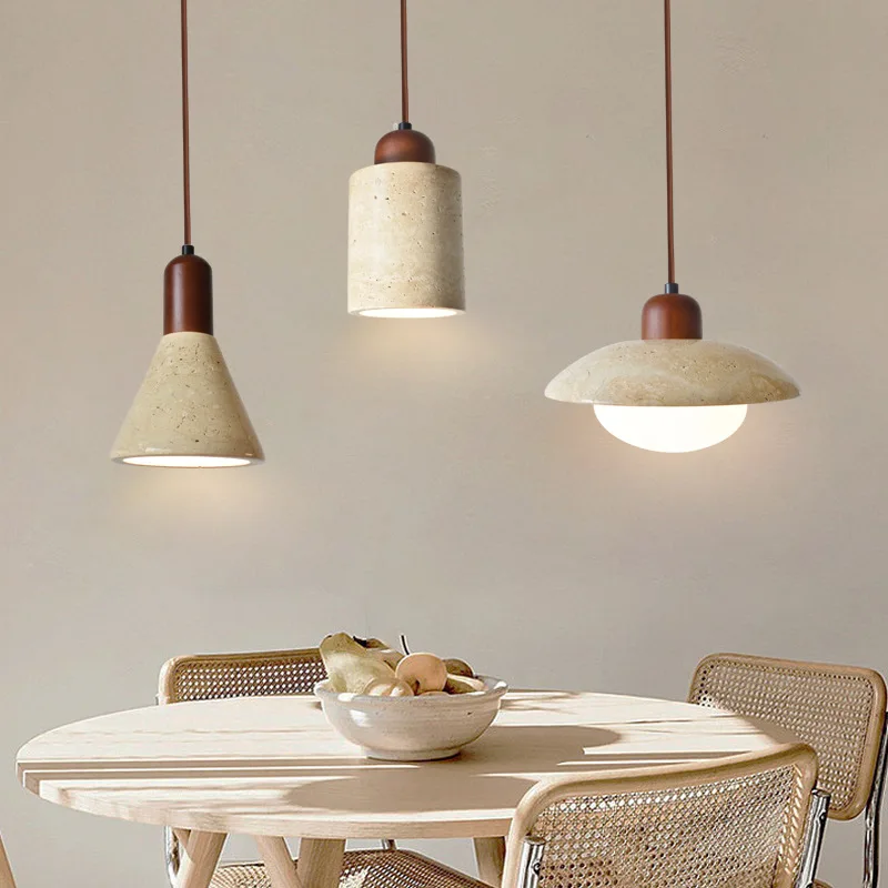 

Huangdong Stone Quiet Wind Design Restaurant Lamp Homestay Tea Room Bar Table Bedhead Pendant Light