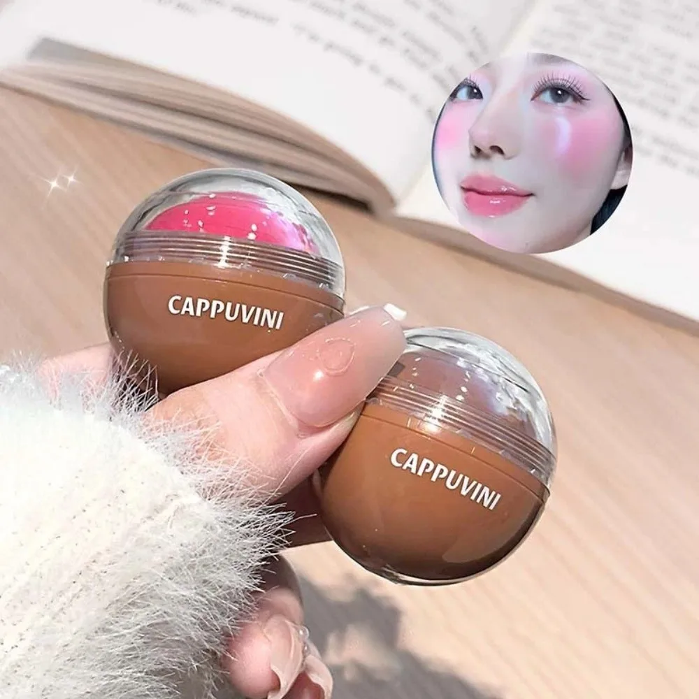 كرة أحمر الخدود لعصير الوجه المشرق، متعددة الاستخدام، أحمر خدود خفيف للمياه، لون سهل مناسب للشفاه والخدود #2