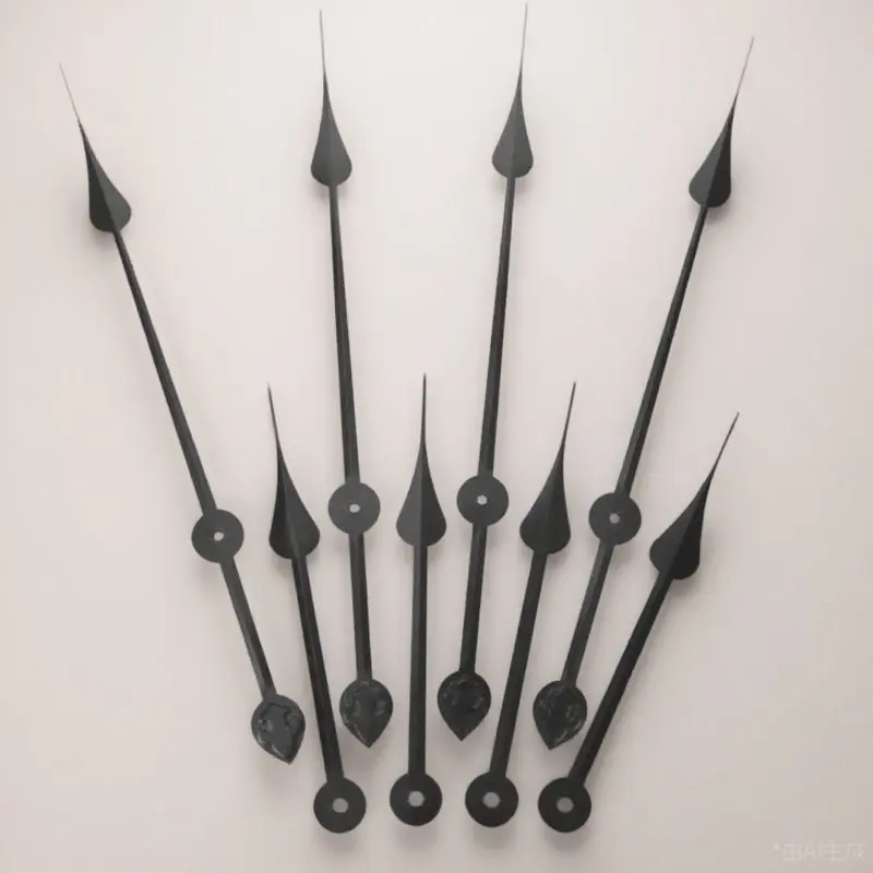 8Pcs High Quality Aluminum Clock Pointers Easy to Install Fade Proof Bend Resistant for Clock Repair Decoration and Custom DIY