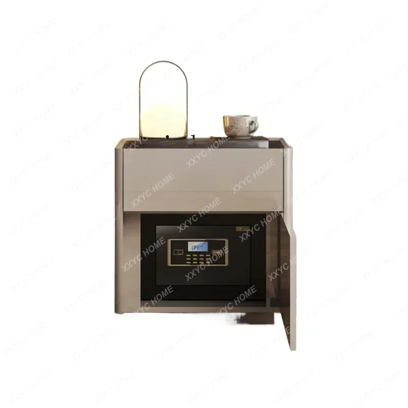ZK bedside table safe integrated household light luxury high-end bedroom small bedside storage cabinet with lock