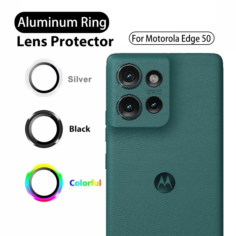 Camera Ring Protector For Motorola Edge 50 50Ultra 50Fusion 50Pro 40Neo 5G Metal Lens Glass Case edge50 50 Pro Lens Cover Film