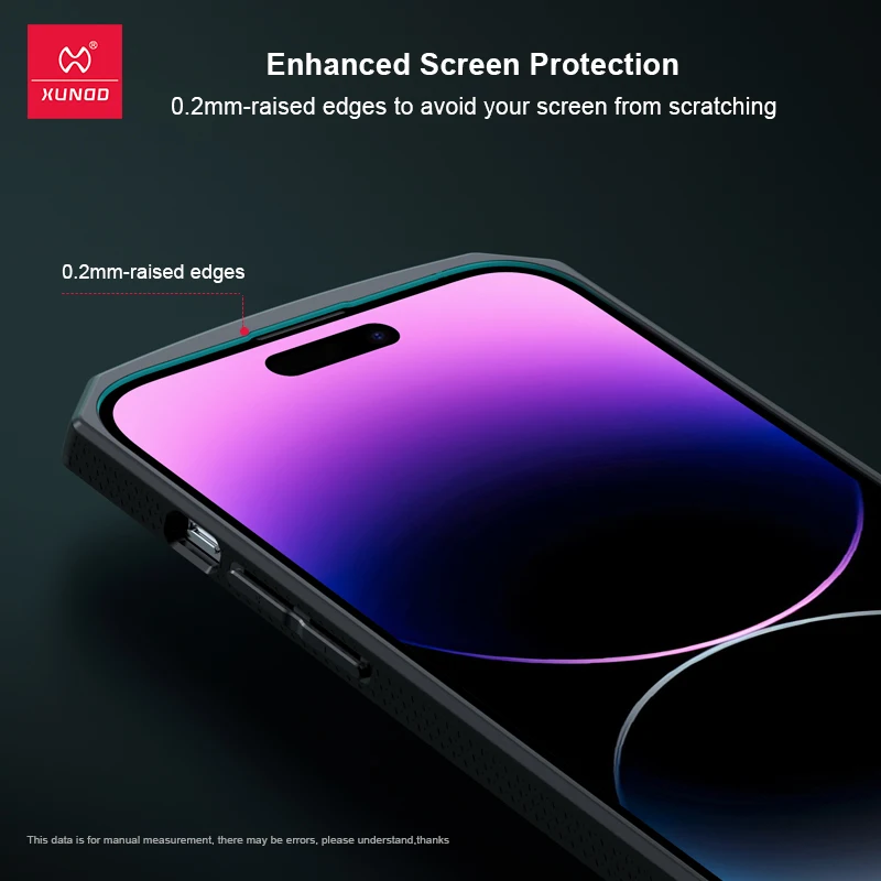 Xundd-Transparent Phone Cover, Shockproof Protective Shell, Clear Cases for iPhone 15 Pro Max 13 14 15 Pro Plus