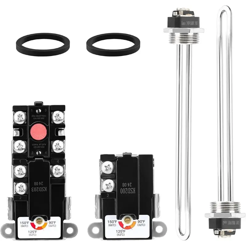 

BYBS-Water Heater Replacement Parts, Electric Water Heater Tune-Up Kit, Heater Fit For Most Electric Water Heaters