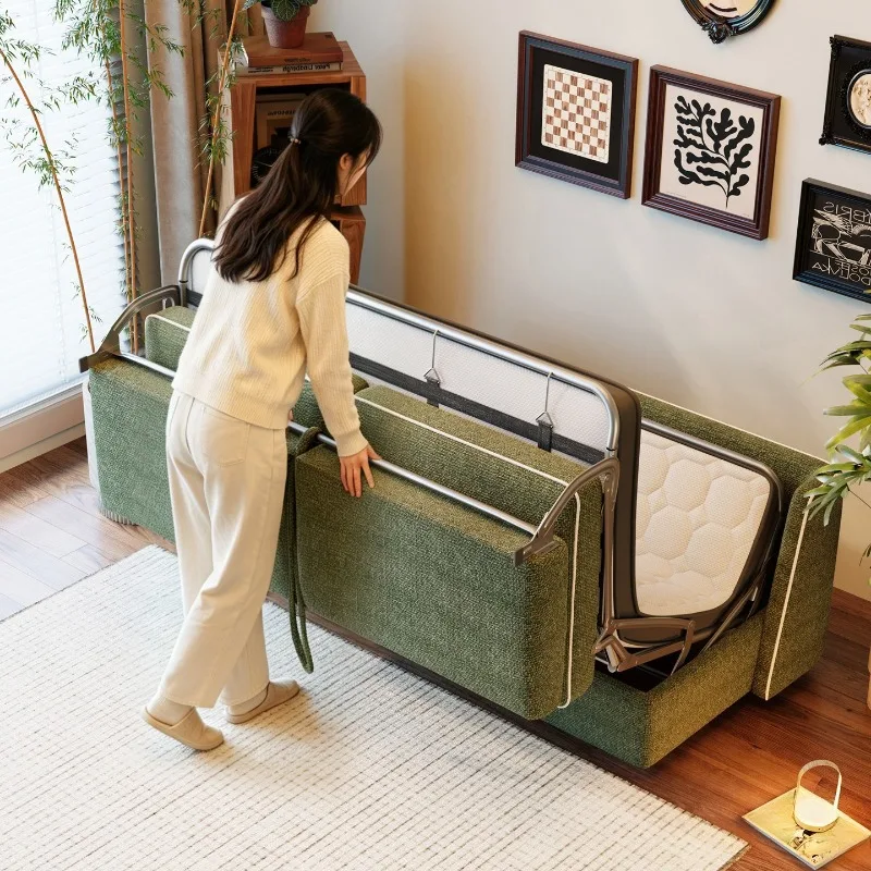 with its own mattress, living room, apartment, homestay, multi-functional sitting and sleeping integrated dual-purpose bed