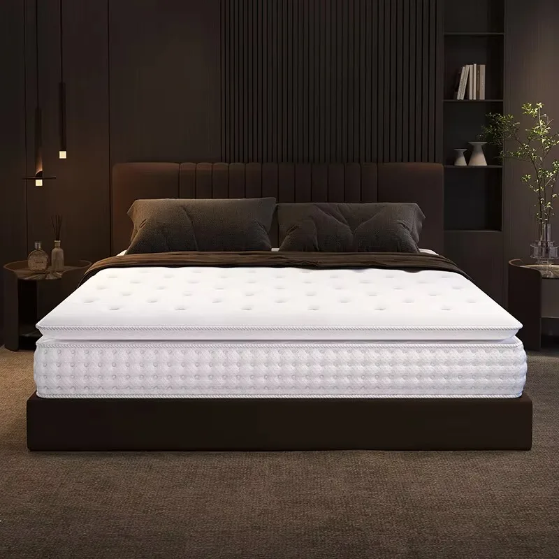 Modern King Size Hybrid Pocket Spring Mattress Natural Latex Mattress Memory Foam for Bedroom Hotel Pack in A Box