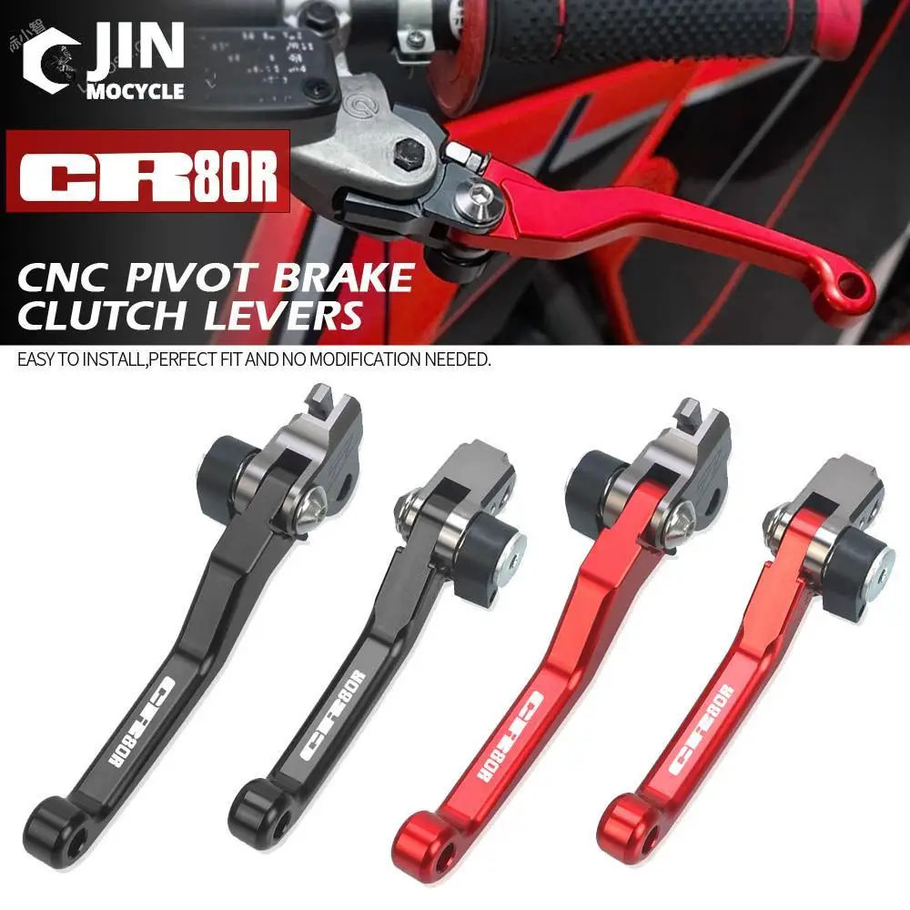 

Motocross Foldable Pivot Dirt Bike CNC Brake Clutch Levers Cable Lever Handle For HONDA CR80R 1998-2007 2006 2005 2004 2003 2002