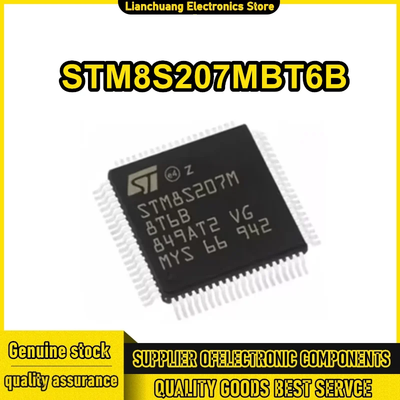 5PCS STM8S207MBT6B STM8S207MBT6 STM8S207MB STM8S207 STM8S STM8 STM IC MCU Chip LQFP-80 in Stock 100% New Origin