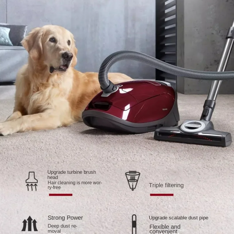 Miele Household Commercial High Power High Suction Carpet Pet Efficient Silent Handheld Horizontal Vacuum Cleaner C3