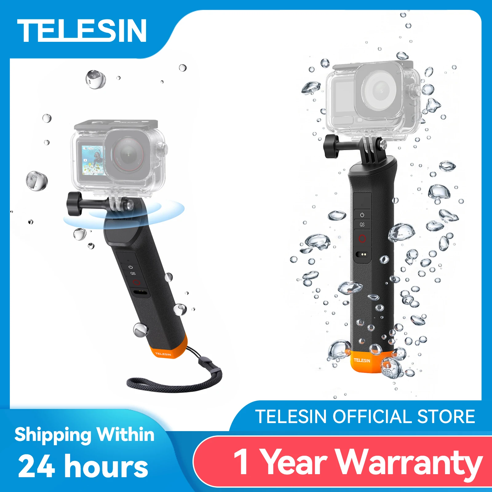 �y�Z�[�����zTELESIN�h���_�C�r���O���B��_���̓o�[�O���b�v�A�n���h�X�g���b�v�t�����C�����X�����R���ADJI OSMO Action 6/5pro/4�Ή�
